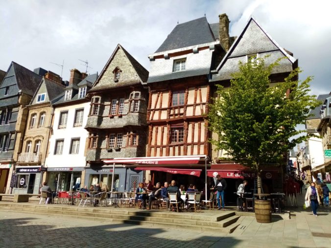Centre ville de Lannion Côtes d'Armor Bretagne