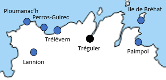 carte du trégor goëlo